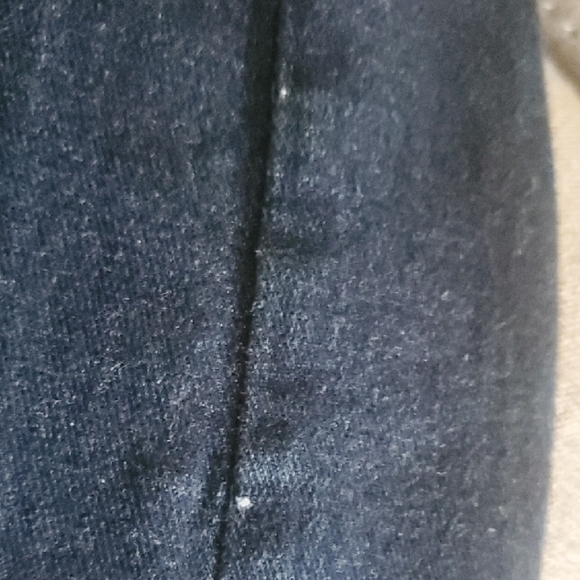 Good American Jeans Women's Size 6 Dark Blue Denim Good Legs Crop Mini Boot - Picture 9 of 16